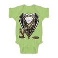 thumbnail image 1 of Toddlers Camo Tuxedo Bodysuit - Lime - 12 Months, 1 of 1