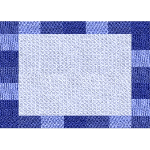 Ahgly Company Machine Washable Indoor Rectangle Transitional Heavenly Blue Area Rugs, 2' x 3'