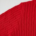 thumbnail image 6 of Cdudpw Girls' Long Sleeve Knitted Cardigan Kids Button Closure Shrug Sweaters Cropped Jacket Tops(M242-Red), 6 of 7