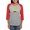 Heather/Red, variant on CafePress - Ukraine T Shirt Ukrainian Long Sleeve T Shirt - Womens Baseball Tee