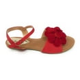 thumbnail image 4 of Victoria K Women's Solid Flower Sandals, 4 of 5