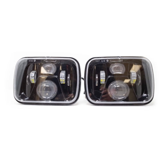 All Terrain Concepts - Vader II Series 5x7 Headlight | Improved Night Driving | SAE and DOT Compliant | High-Intensity CREE LEDs | Set of Two