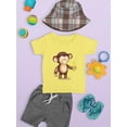 thumbnail image 3 of Monkey With A Banana T-Shirt Infant -Image by Shutterstock,  24 Months, 3 of 4