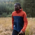 thumbnail image 3 of DLX Men's Softshell Jacket Moyler - Waterproof: 15000mm, Breathable: 10000mvp, Windproof, Recycled Materials, Textured Fleece, Zip-Off Hood, Water-Repellent Zips, Adjustable Hem & Cuffs, Sleeve Badge, 3 of 3