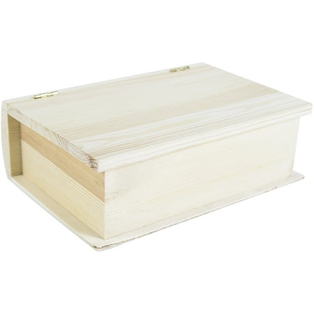 UPC: 0775749253931 | Wood Keepsake Book Box 7 X5 X2.25 –