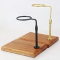 thumbnail image 2 of Soporte para filtro de café Base de madera Filtro de mano ajustable (negro), 2 of 5