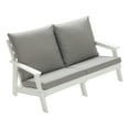 thumbnail image 3 of Trilenars Outdoor Loveseat, Sofa Chair With Cushion, HIPS Frames, Stainless Steel Hardware, Comfortable Armrests Garden Sofa Furniture For Porch, Balcony, Backyard, 3 of 9