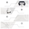thumbnail image 7 of XAOFW Summer Polo Shirts For Man Fashion Ice Silk V Neck Short Sleeve Button Down Shirts For Everyday Wear Breathable Top XXL, 7 of 7