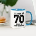 thumbnail image 3 of CafePress - This Is What 70 And Awesome Look - 11 oz Ceramic Mug - Novelty Coffee Tea Cup, 3 of 4