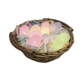 thumbnail image 2 of Set of 10 Pastel Colored Easter Egg Spring Holiday Lights - White Wire, 2 of 3