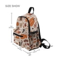 thumbnail image 3 of FORMRS School Backpack with Front Zippered Pocket 12" Student Travel Daypack, Fall Acorns Pattern, 3 of 6
