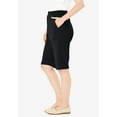 thumbnail image 3 of Woman Within Plus Size 7-Day Knit Bermuda Shorts, 3 of 3