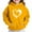 Yellow, variant on Thetops Little Girls' Hoodie - 5T Black, Heart Butterfly Print, 100% Polyester with Kangaroo Pocket, Machine Washable