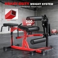 thumbnail image 3 of GIKPAL Leg Extension and Curl Machine,Quick Adjustment Multifunction Leg Curl Machine Leg Extension Machine and Lying Curl Machine for Home Gym, 3 of 8
