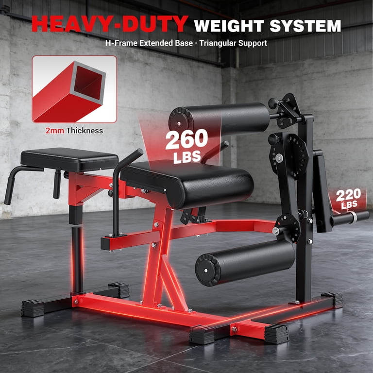 GIKPAL 2-in-1 Leg Extension and Curl Machine photo 2