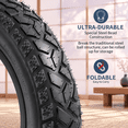 16x4.0/98-305 Heavy Duty Fat E-bike Tire All-terrain Directional Tread ...