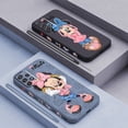 thumbnail image 4 of Funda de teléfono de dibujos animados de Minnie rosa para Samsung Galaxy A73, A54, A34, A53, A33, A52, A32, A22, A71, A51, A21S, 4G, 5G, cuerda líquida izquierda, 4 of 5