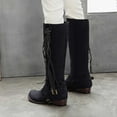 thumbnail image 5 of OKBOP Womens Low Heel Knee-High Boots-Christmas Womens Boots Sale Fashion Winter Boots for Women Black, 5 of 9
