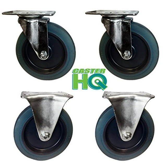 Rubbermaid Cart Casters 5" Nonmarking Wheel for 4400, 4401, 4500, 4505, 4525 Series Carts