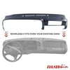 DashSkin Molded Dash Cover for 97-00 GM Tahoe Suburban Yukon Silverado Sierra in Navy Blue (USA Made)