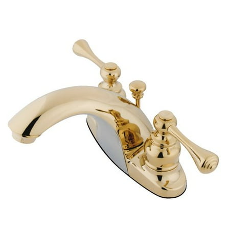 Polished Copper Drain Assembly - Kingston Brass English Centerset Bathroom Faucet with Drain Assembly