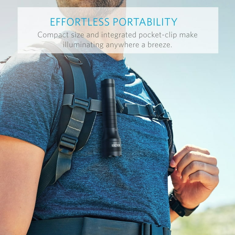 anker bolder lc40 rechargeable flashlight led torch Anker Rechargeable Bolder LC40 Flashlight, LED Torch, Super Bright 400  Lumens CREE LED, IPX5 Water Resistant, 5 Modes High/Medium/Low/Strobe/SOS,