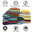 thumbnail image 6 of 5 Pack Womens Warm Socks Winter Thick Knitted Wool Crew Casual Socks Gift, 6 of 6