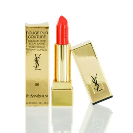YSL RGE.PUR COUTURE SATIN RADIANCE LIPSTICK #56 ORANGE INDIE 0.13 OZ (3.8 (Best Long Wear Lipstick India)