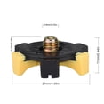 thumbnail image 2 of 30pcs Soft Golf Shoe Spikes Metal Thread Studs Replacement Fit Golf Spike With Wrench Tool Yellow, 2 of 5