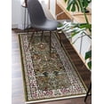 thumbnail image 7 of Unique Loom Narenj Collection Area Rug - Bristol (3' x 13' 1" Runner Green/Ivory), 7 of 7