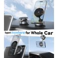 thumbnail image 3 of Car accessories 15W for MagSafe Car Mount Charger, Magnetic Wireless Car Phone Holder for iPhone 17 16 15 14 13 12 Pro Max, 360° Adjustable iPhone Charger for Car with USB C Car Charger Adapter, 3 of 7