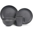 thumbnail image 3 of Loobuu Plastic Dinnerware Sets (16PCS) - Lightweight & Unbreakable Dinnerware Set - Microwave Safe Plates Set, Bowls, Cups Mugs, Service for 4, Great for Adult (Round) BPA Free, 3 of 8
