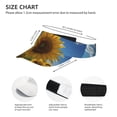 thumbnail image 3 of Balery Sky Golden Sunflower Field Sport Wear Athletic Visor Sun Sports Visor Hat Visor Adjustable Cap for Women and Men (One Size), 3 of 7