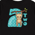thumbnail image 4 of Inktastic Baby Sloth 2nd Birthday Boys or Girls Long Sleeve Toddler T-Shirt, 4 of 5