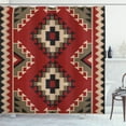 thumbnail image 1 of Ambesonne Afghan Shower Curtain, Afghan Style Motifs, 69"Wx70"L, Multicolor, 1 of 3