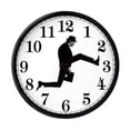 thumbnail image 1 of Reloj de pared creativo Silly Walk, funcionamiento silencioso sin tictac, decoración personalizada única para la decoración de la oficina en casa, fácil de colgar (puede variar entre 1 y 3 cm debido, 1 of 5