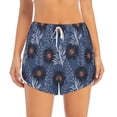 thumbnail image 2 of Goofa Sunflowers Printed Women 2 in 1 Running Shorts,Quick Dry Athletic Workout Shorts,High Waisted Athletic Shorts with Liner Pockets-X-Large, 2 of 9