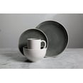 thumbnail image 2 of Gibson Serenity Gray 16Piece Dinnerware Set- Gray, 2 of 2