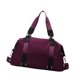 thumbnail image 4 of Bolsa de viaje elegante para artículos de aseo, bolsa de gimnasio para mujer, ideal para actividades al aire libre y fines de semana. Rojo púrpura, 4 of 7