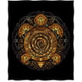 thumbnail image 2 of Sea Turtle Blanket Comfort Warmth Abstract Tortoise Blue Blanket for Couch Bed Chair Office Sofa 50"x60", 2 of 6