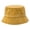 Yellow, variant on New Foldable Fisherman Hat Washed Denim Bucket Hats Unisex Fashion Bob Caps Hip Hop Gorros Men Women Panama Bucket Cap Gift