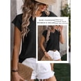 thumbnail image 6 of SLADYGLO Women Crew Neck Sleeveless Coarse Knitting Sweater Tank Top, 6 of 7
