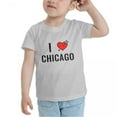 thumbnail image 3 of I Love Chicago Funny Toddler T-Shirts for Boys Girls (Gray, Youth S), 3 of 5