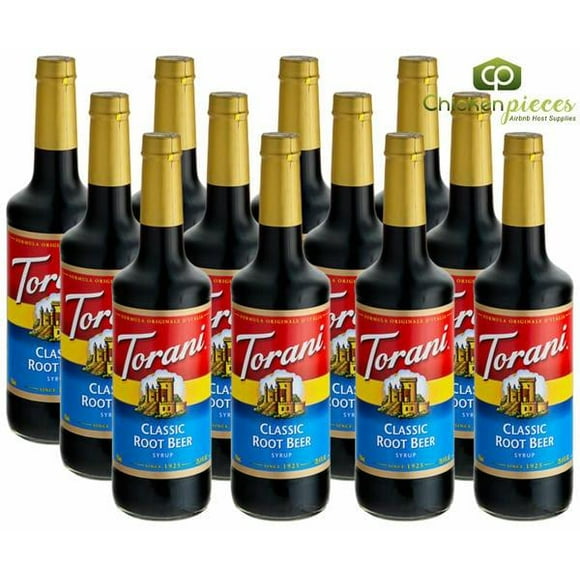 Torani Sirop Aromatisant Root Beer 750 mL/25.36 oz Bouteille en Verre