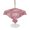 Rose, Blush, Cream, variant on Outdoor Tablecloth with Umbrella Hole for Patio/Picnic/Party/Camping, Lake Blue Palm Tree Waterproof Table Cloth Rectangle Table Cover Washable, Summer Botanical Tropical Tree (60"x 102")