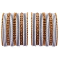 thumbnail image 5 of Efulgenz Indian Bangle Set Rhinestone Crystal Oxidized Bracelet Metal Bangle Set Jewelry for Women (36 Pcs) Size 2.6, 5 of 5