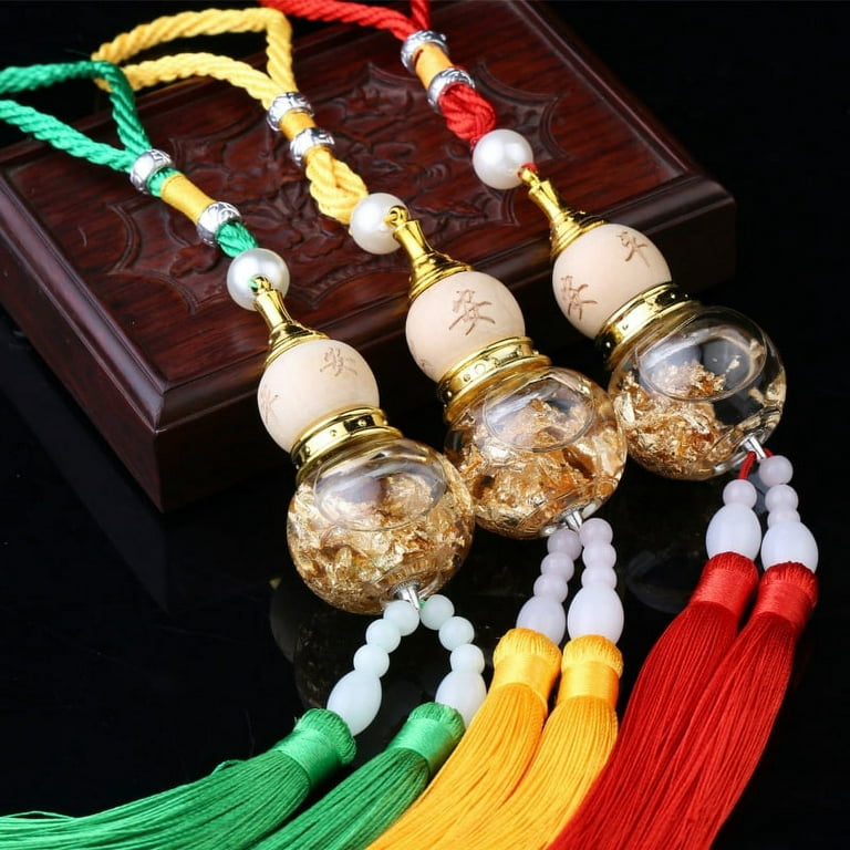 Ghwhimne Clear String for Hanging Strong Thanksgiving Day Rope Tassel Beads  Creative Colorful Wood Beads String Rope Home Decoration Ornaments Swinging  Car Ornament Dog (K, One Size)