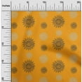thumbnail image 1 of oneOone Cotton Poplin Fabric Spiral & Floral Block Print Fabric By The Yard 42 Inch Wide, 1 of 4