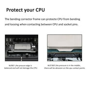 Intel 12th CPU Corrector Frame for LGA1700-BCF Anti-Bending, Aluminum CPU Fixing Corrector, CPU Stress Bending Fixed Backplane (Red)