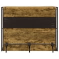 thumbnail image 3 of Renaldi 3-shelf Home Bar Wine Cabinet Rustic Nutmeg, 3 of 10